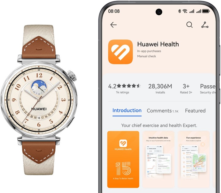 Huawei Watch GT 5 y GT 5 Pro son compatibles con celulares iPhone y Android.