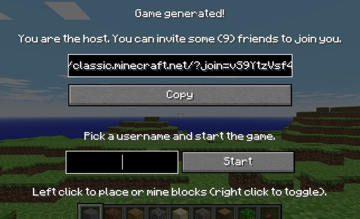 Minecraft Classic. Una versión simplificada para jugar gratis sin descargar aplicaciones ni programas.