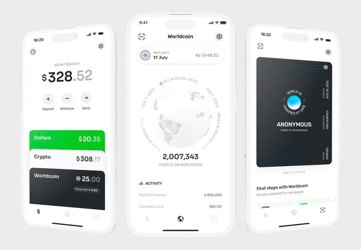 La WorldApp, que combina pasaporte y billetera cripto en una misma app