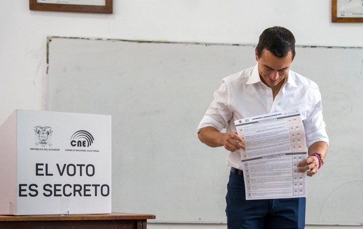 Daniel Noboa se presentará a la reelección en Ecuador, en febrero de 2025. Foto: EFE 