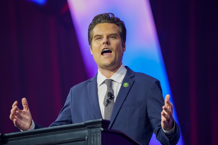 Matt Gaetz, el elegido por Donald Trump como secretario de Justicia. Foto: EFE