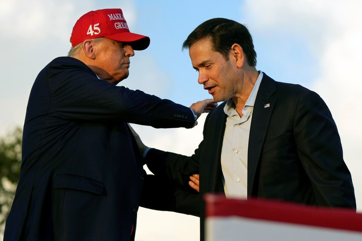 El senador de ultraderecha Marco Rubio, futuro secretario de Estado en el segundo gobierno de Donald Trump. Foto: AP  