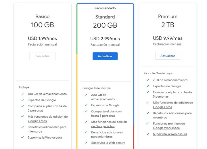 El almacenamiento se puede ampliar abonando una suscripción. Pero también existe un truco para seguir usándolo de manera gratuita.