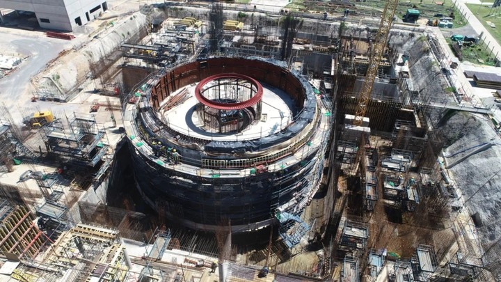 CAREM, reactor nuclear de la Comisión Nacional de Energía Atómica. Foto: Archivo