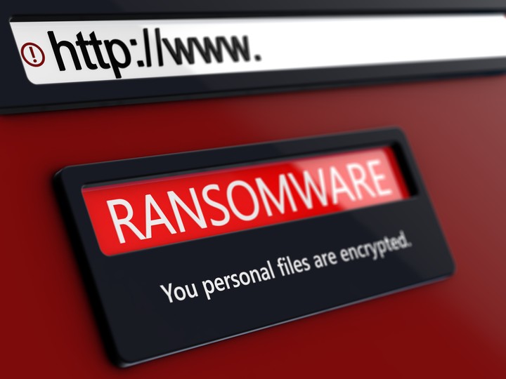 Ransomware, virus, malware.