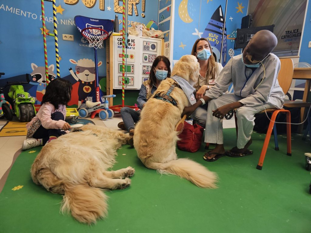 Intervención asistida con perros en niños con tumores cerebrales