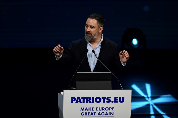 Santiago Abascal, líder de Vox y presidente Patriotas, fue el anfitrión de la cumbre. Foto: Cézaro De Luca.