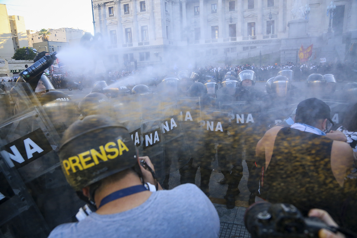represión en argentina