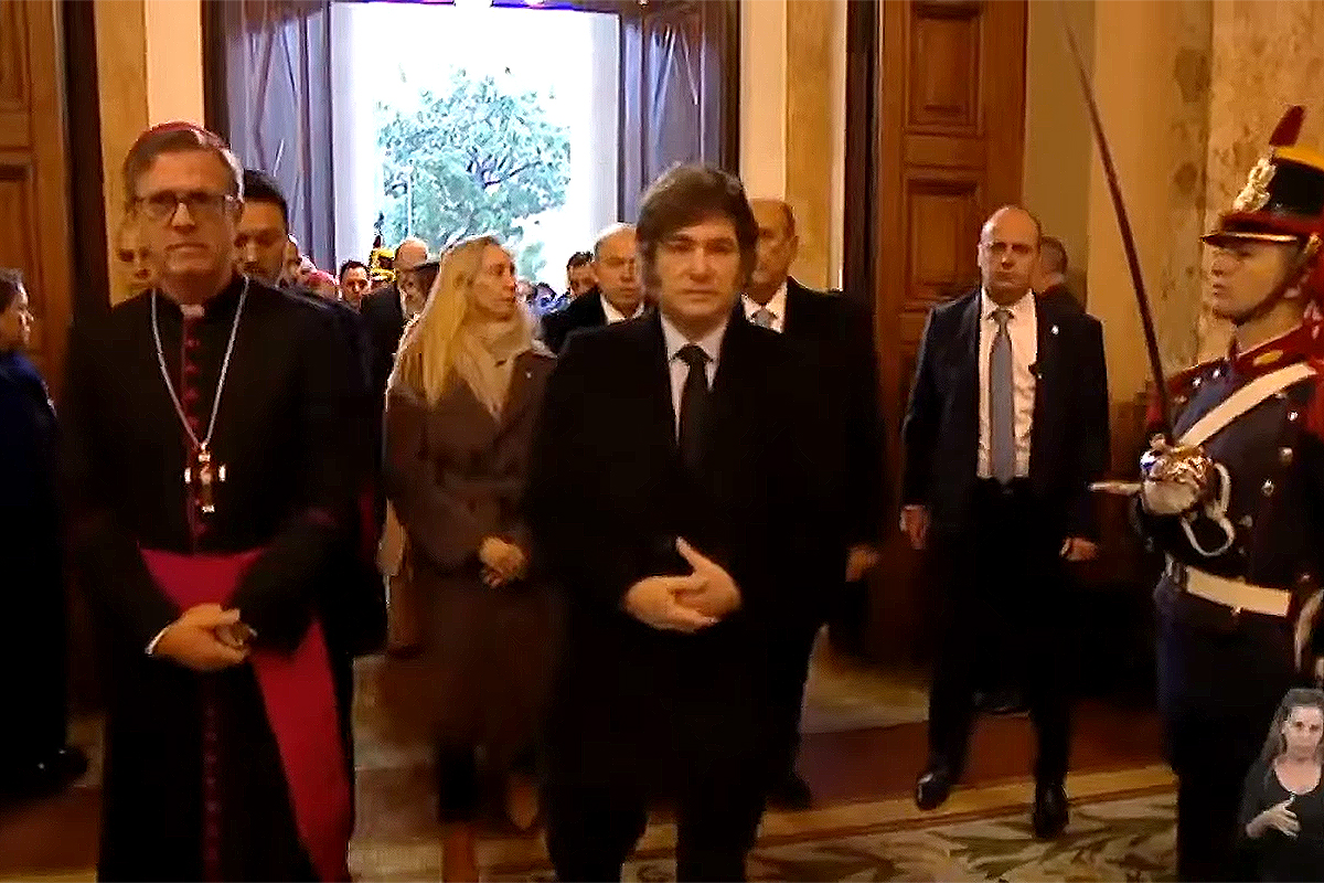 Jorge García Cuerva y Javier Milei