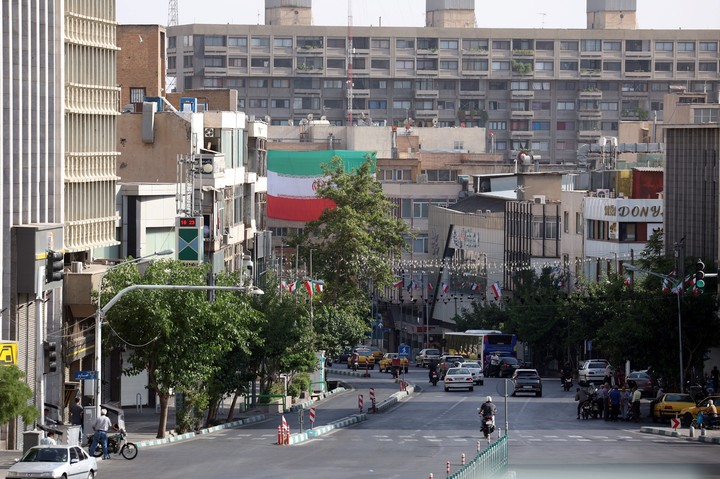 Vista de una calle en Teherán, Irán, este 23 de junio de 2025. Foto EFE