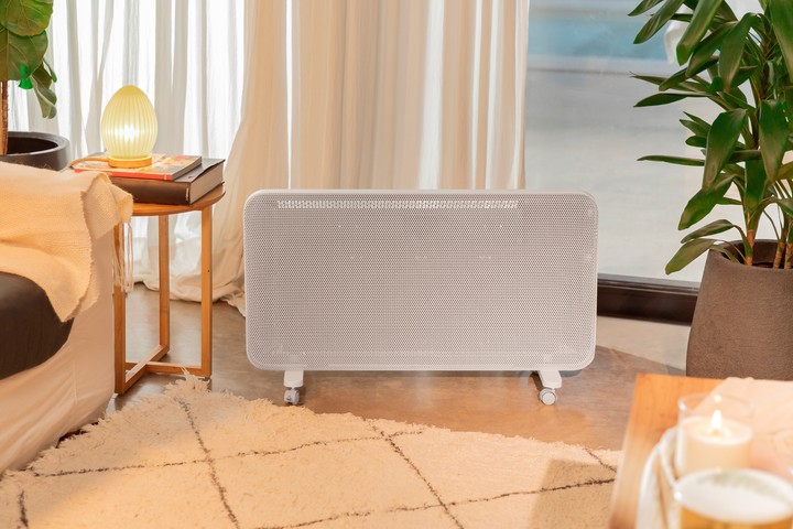 El convector inverter Neoheat es apto para exteriores y ofrece un funcionamiento silencioso.