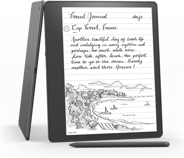Kindle Scribe permite escuchar audiolibros mediante auriculares o parlantes inalámbricos.