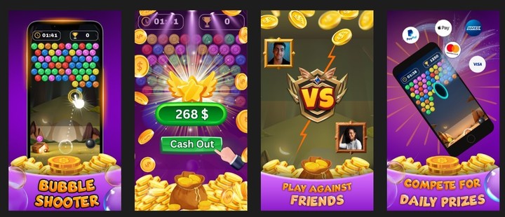 Real Cash Bubble Shooter.