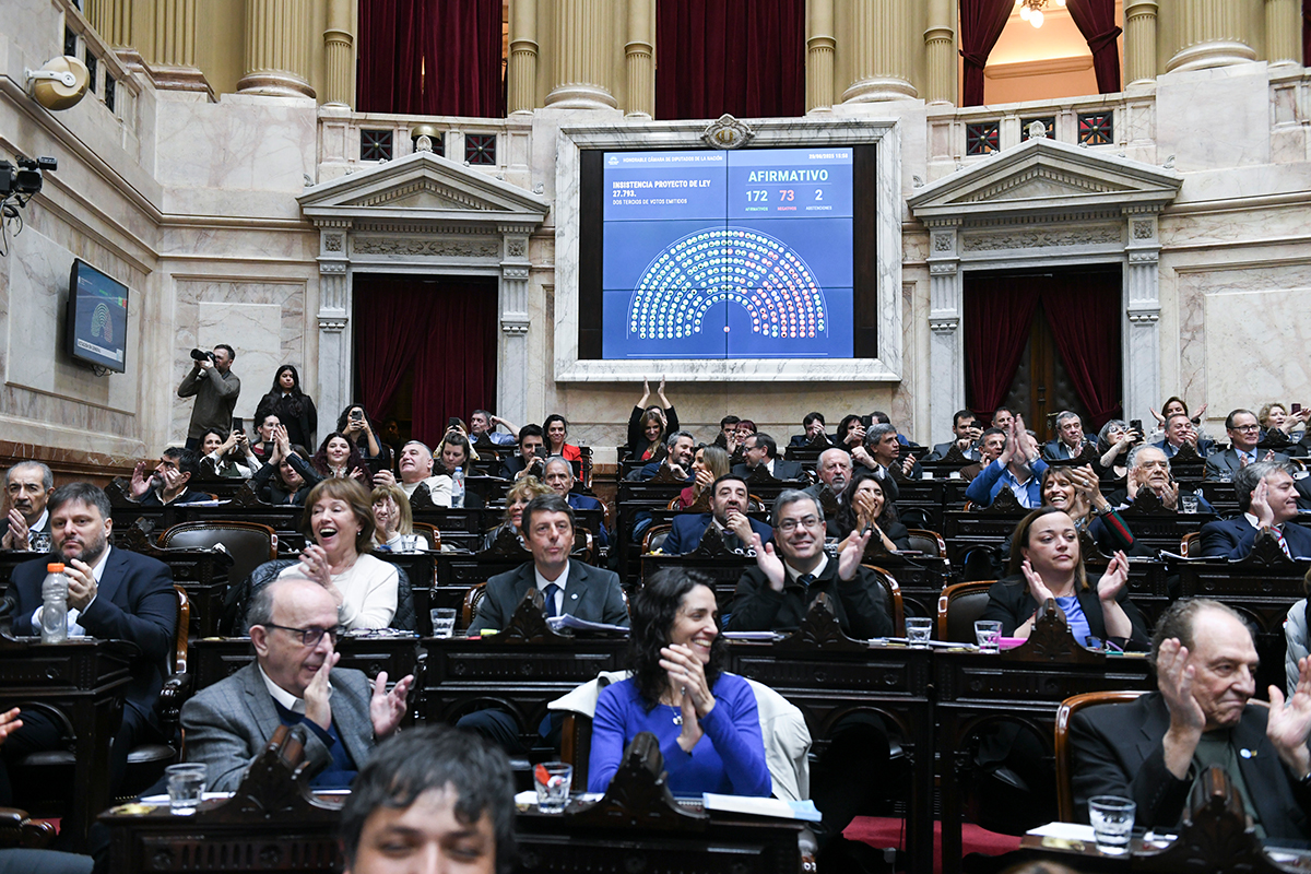 La oposición en Diputados rechazó el veto a la ley de emergencia en discapacidad