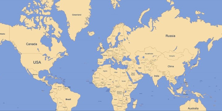 Por error o picardía, el mapamundi aceptado universalmente, y desarrollado hace más de 450 años, muestra a todos los territorios del Hemisferio Norte más grandes que los del sur.