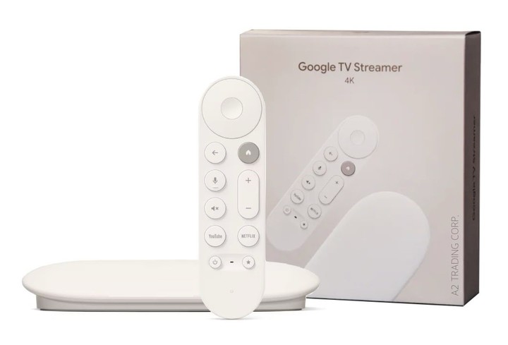 Google TV Streamer. Llega para reemplazar al Chromecast y viene en otro formato. $ 160.000.