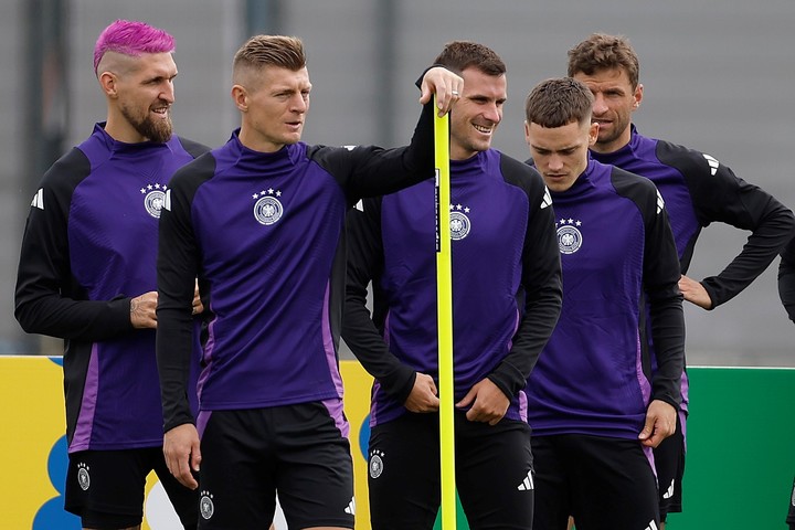 La Selección Alemana incorporó la IA a sus entrenamientos. Foto: EFE