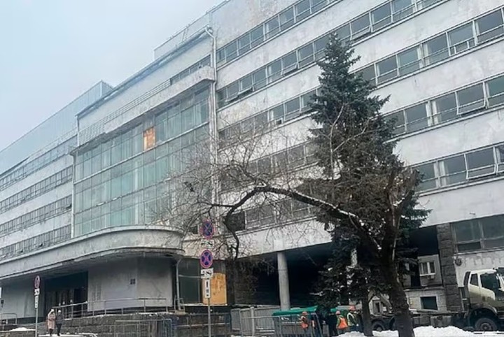 Moscú: el edificio donde vivía Vyacheslav Leontyev.