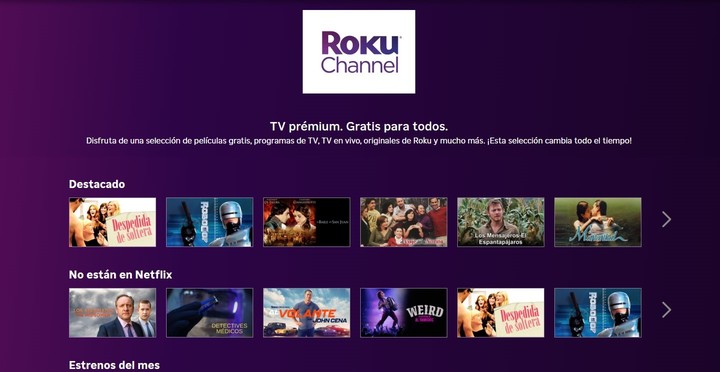 Clásicos, estrenos y originales.