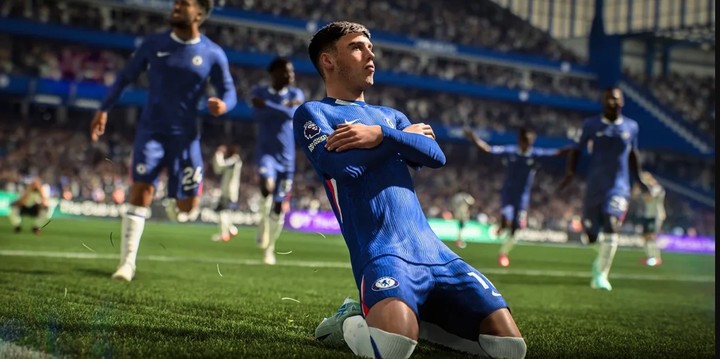 Cole Palmer, delantero del Chelsea, en EA Sports FC 26.