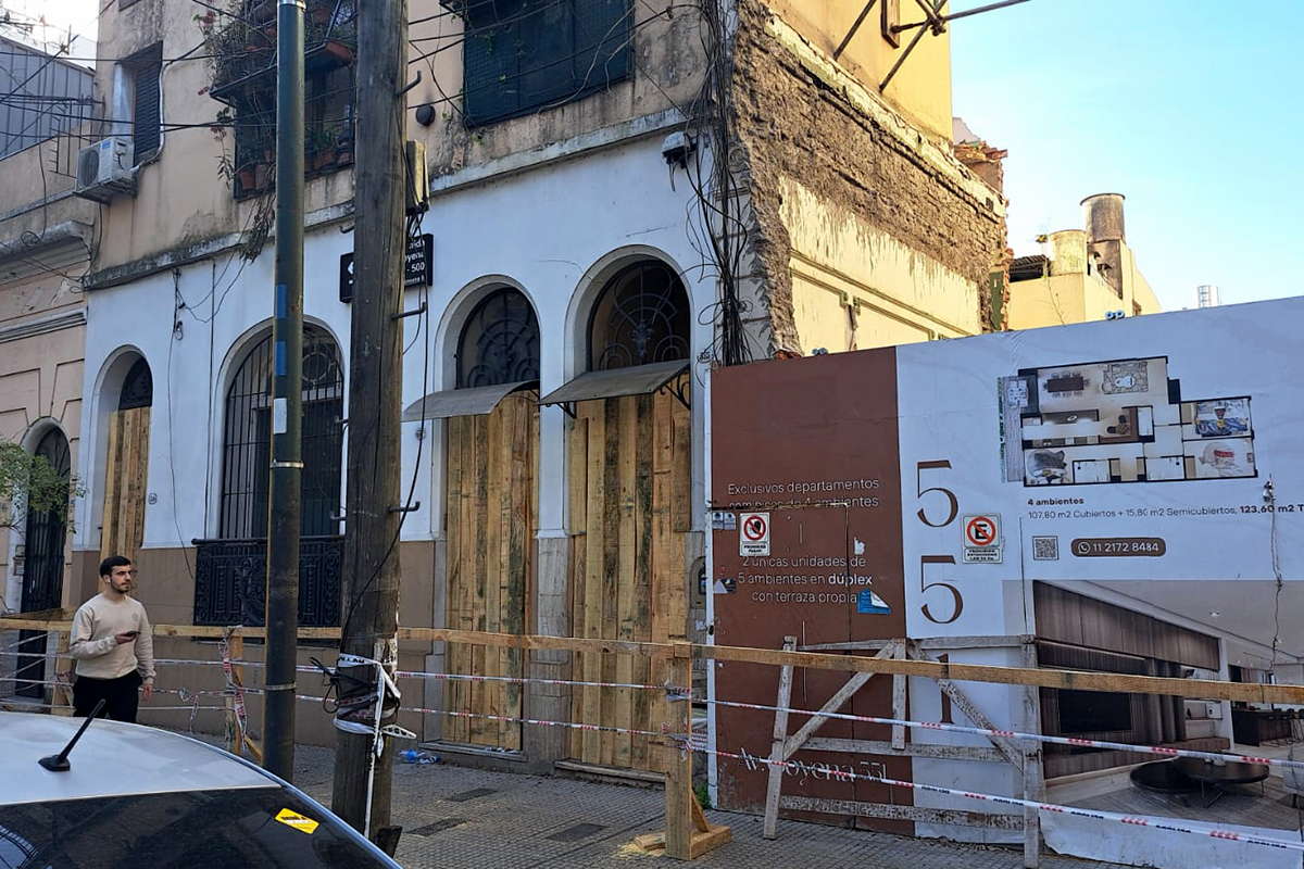 A 2 años del derrumbe en Caballito las 14 familias aún no pudieron volver a sus hogares