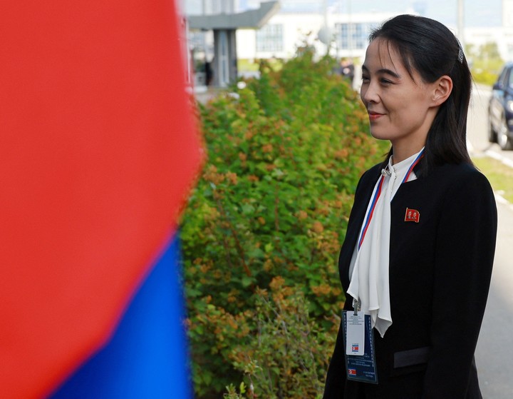 Kim Yo Jong, hermana del líder norcoreano. 