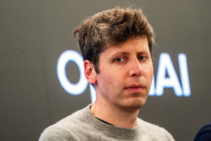 Sam Altman, CEO de OpenAI, la empresa de IA del momento. Foto: Bloomberg