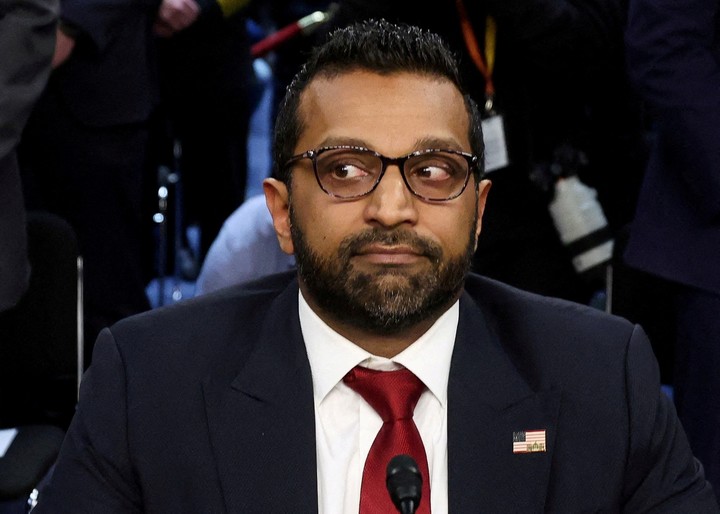 Kash Patel, director del FBI. Foto: Reuters