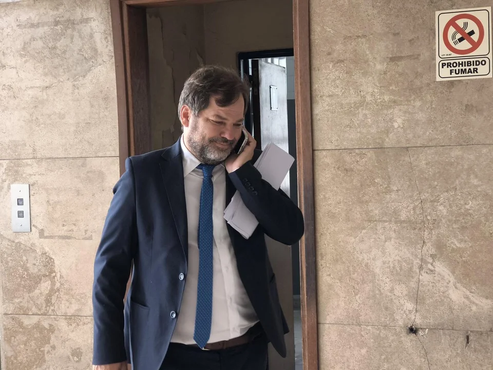 Matías Ledesma, abogado defensor de Manuel Adorni