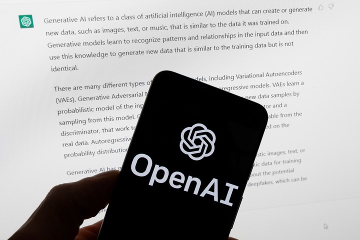 ChatGPT, la IA de Open IA. (Foto: AP)