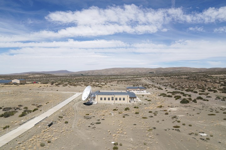 La Estación Espacial China de Neuquén 
Foto: Emmanuel Fernández
