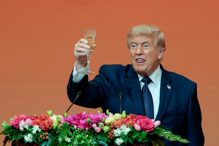 "Vamos a tener un futuro fantástico juntos", prometió Trump. Foto: Reuters
