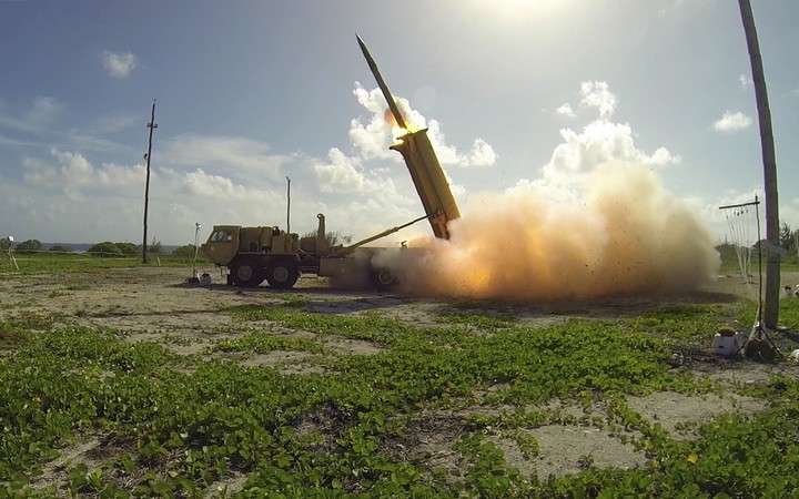 Reemplazar 290 interceptores THAAD (Defensa de Área de Gran Altitud Terminal, por sus siglas en inglés) usados en Irán podría tomar hasta fines de 2029. Foto AFP