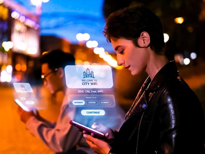 El sistema funciona sobre las redes WiFi de edificios y servicios públicos.