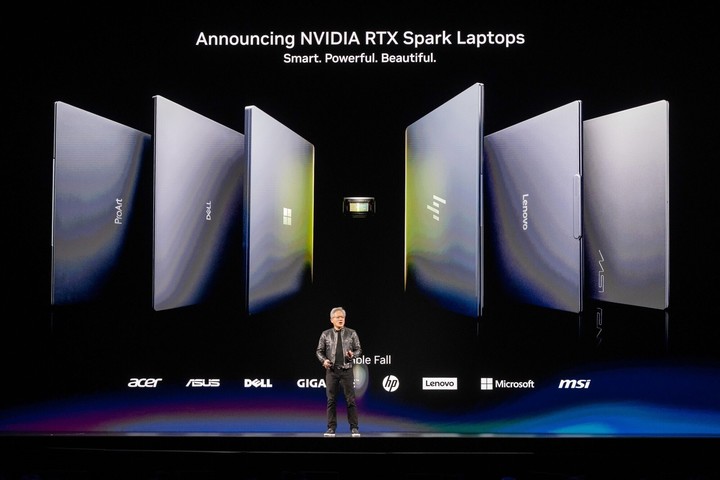Los fabricantes de notebooks que confirmaron sus primeros modelos con RTX Spark. (Foto: Bloomberg)