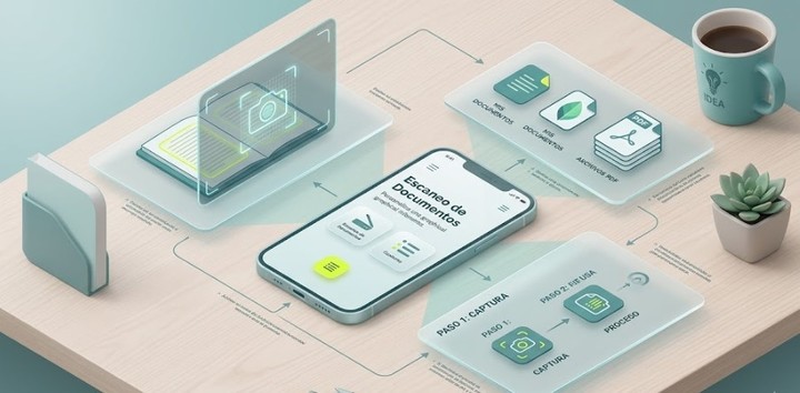 Escanear documentos sin instalar aplicaciones. 