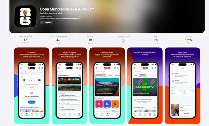 Apps para seguir cada jornada de la Copa del Mundo 2026.