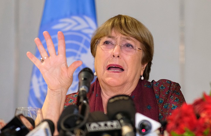 La ex presidenta chilena Michelle Bachelet, entre los candidatos a suceder a Antonio Guterres. Foto: AP