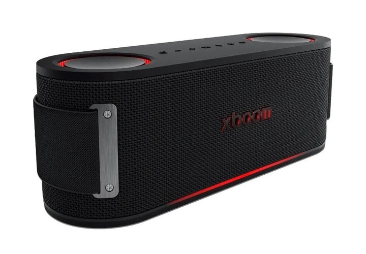 LG Xboom Bounce. Sonido portátil de 40 W, graves dinámicos, calibración con IA. $ 549.900.